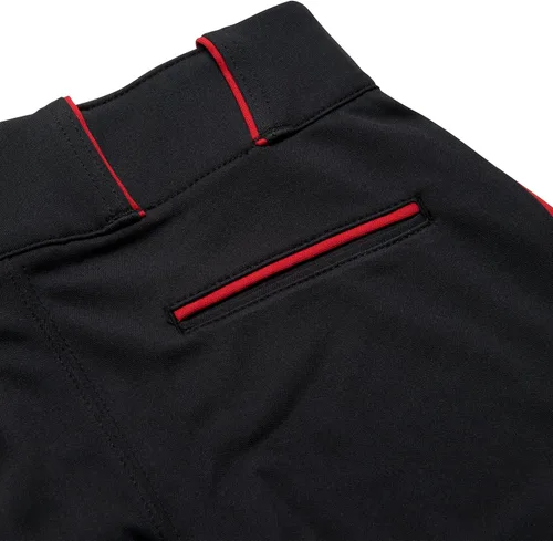Miniatura 4 de CHAMPRO Surge - Pantalón tradicional de sóftbol de tiro bajo con ribetes trenzados de color en contraste