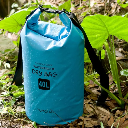 Miniatura 5 de YUMQUA Bolsas secas impermeables 5L/10L/20L/30L/40L para mujeres y hombres, bolsa seca flotante enrollable bolsa de almacenamiento impermeable