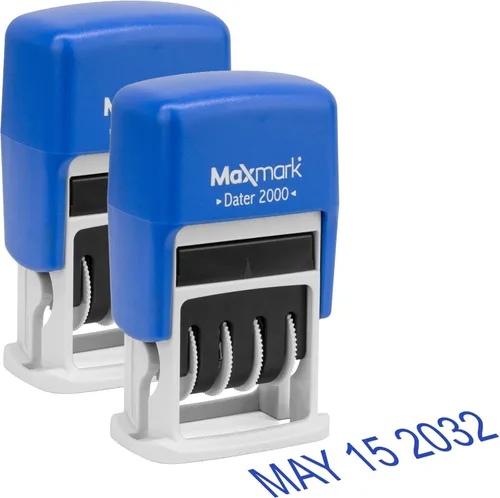 Miniatura 10 de MaxMark Sello de fecha autoentintado 2000 Dater - Azul