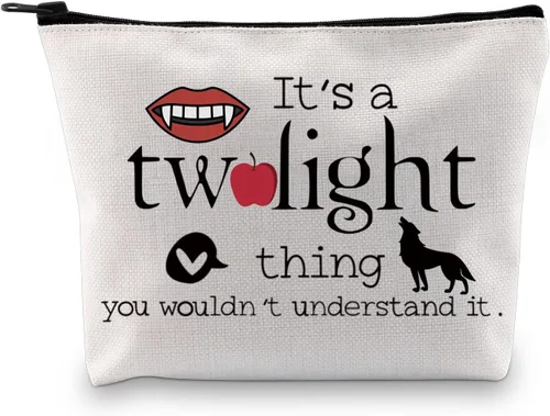 GJTIM Regalo inspirado en programas de televisión It's a Thing You Wouldn't Understand It; bolsa de maquillaje con cremallera para fanáticos de