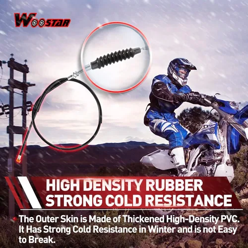 Miniatura 4 de WOOSTAR Cable de embrague de 40.16" con ajustador de reemplazo para moto de cross 125cc 150cc 200cc 250cc, ATV de 4 ruedas, quad, buggy arenoso
