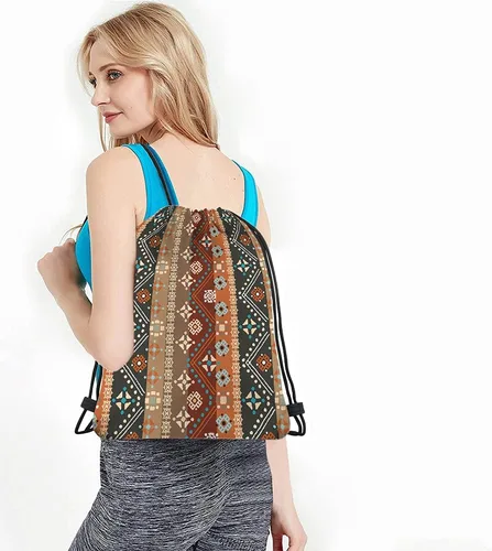 Miniatura 4 de Beabes Acuarela Unicornio Cordón Bolsas Mochila Gimnasio Saco, Multi-a68, Mochilas de viaje