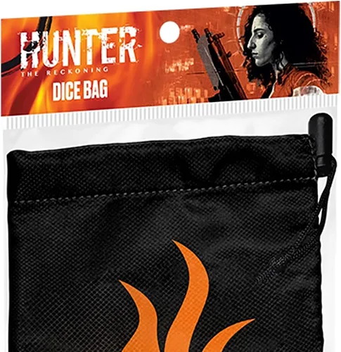 Miniatura 3 de Renegade Game Studios Hunter Reckoning 5ª edición RPG bolsa de dados con cierre de bloqueo