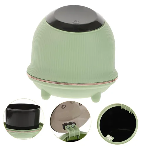 Miniatura 9 de Amosfun Mini bote de basura con tapa, compacto para escritorio, cocina, baño, dormitorio
