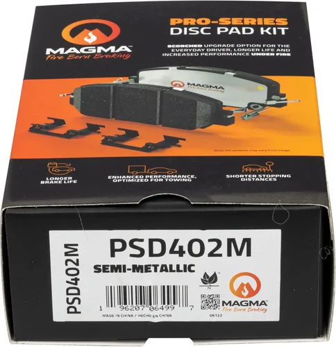 Miniatura 5 de MAGMA Pro-Series PSD402M Pastillas de freno semimetálicas, delanteras