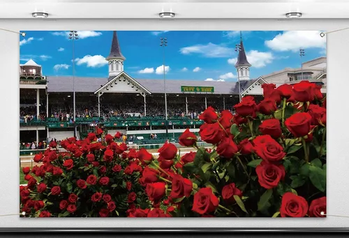 Telón de fondo para cabina de fotos de Kentucky, 7 x 5 pies, Churchill Downs, carreras de caballos, Rose Derby, fiesta, fotografía, hogar,