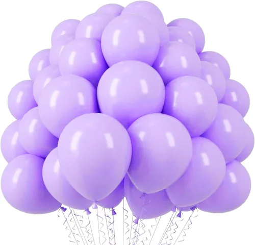 Miniatura 87 de Voircoloria - Globos azul bebé claro, paquete de 66 globos de 12 pulgadas de látex para fiestas para niños y niñas, para cumpleaños, baby shower, 16
