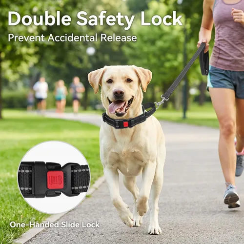 Miniatura 3 de Joytale - Collar martingale para perros, reflectante de alta resistencia para seguridad, hebilla de liberación rápida, collares ajustables de nailon