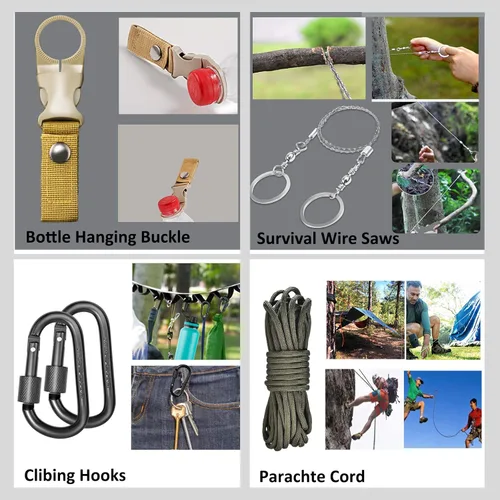 Miniatura 4 de Regalos para hombres, papá, cumpleaños, Navidad, día del padre, equipo y equipo de supervivencia, equipo único de campamento, caza, senderismo, al