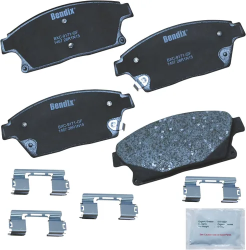 Miniatura 333 de Pastillas de freno delanteras cerámicas Bendix Priority1 CFC2302 para Hyundai Elantra 2021, Sonata 2022-2020, Kia K5 2023-2021