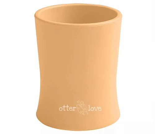 Miniatura 8 de otterlove Taza de entrenamiento de silicona para bebés y niños pequeños, aprobada por OT pediátrica, 100% silicona LFGB pura de platino, irrompible