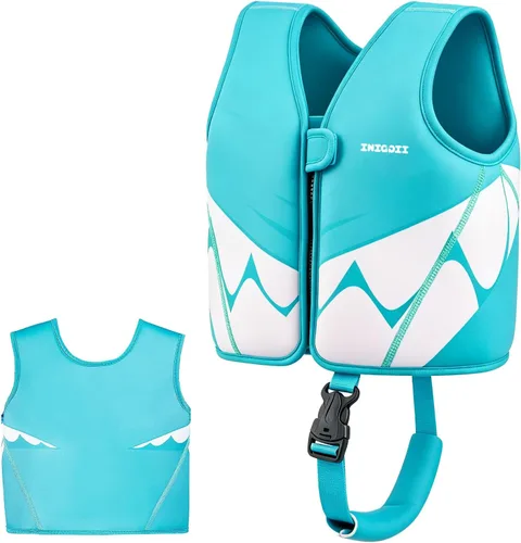 Chaleco de natación para niños pequeños, chaqueta de natación para niños, chaleco de entrenamiento de natación con correa de seguridad ajustable