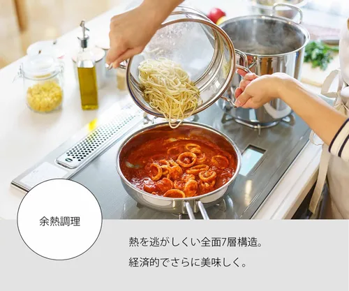 Miniatura 3 de Miyazaki Seisakusho 4953794016046 Suministros de cocina/platos Sartén con dos manos, transparente