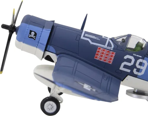 Miniatura 7 de TANG DYNASTY 1:72 F4U Corsair Metal Fighter modelo de avión de ataque, Marina de los Estados Unidos, modelo de avión militar, avión fundido a