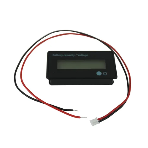 Miniatura 9 de Medidor de batería DC de 12V 24V 36V 48V 72V, indicador medidor monitor de voltaje de capacidad de la batería, probador de batería de ácido-plomo e