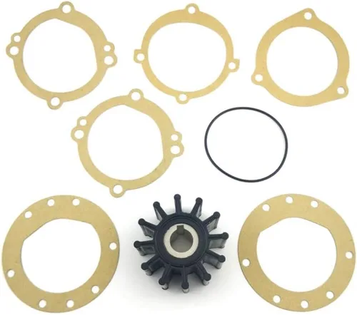MARKGOO Kit de impulsor de bomba de agua intraborda de repuesto para Sherwood 10615K-SHW Jabsco 18948-0001-P Johnson 09-702B-1 Volvo Penta 835874