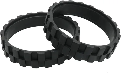 Miniatura 3 de 1 par de neumáticos Roomba de 0.59 pulgadas y 0.6 in para ruedas IROBOT Series 500, 600, 700, 800 y 900 antideslizantes, repuesto para todos