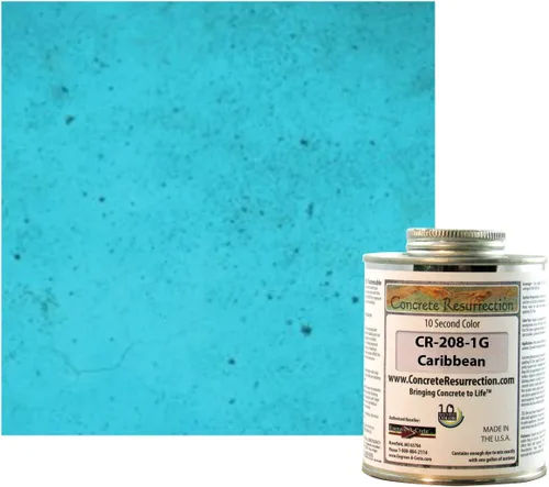 Miniatura 15 de El tinte para hormigón Ten Second Color (TSC) hace 1 galón de grado profesional y fácil de usar. Tinte de cemento semitransparente. Se seca en Crema
