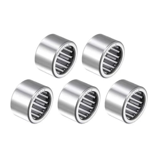 Miniatura 15 de uxcell SCE68 Rodamientos de agujas 3/8-pulgadas de diámetro 9/16-pulgadas de diámetro exterior 1/2-pulgada de ancho Acero cromado Extremo abierto 5