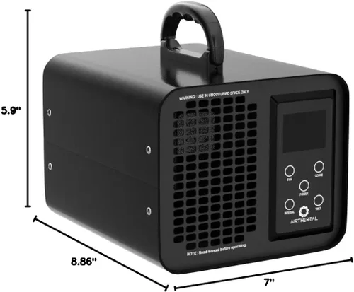 Miniatura 10 de Airthereal MA10K-PRO SMART WiFi Generador de Ozono - Ozonizador de Alta Capacidad de Producción de Ozono - Eliminador de Olores, Desodorante