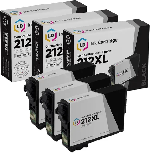 Miniatura 10 de LD Productos remanufacturados Reemplazos para Epson 212xl Cartucho de tinta T212XL 212 XL T212XL120 Alto rendimiento para uso en Workforce XP-4100
