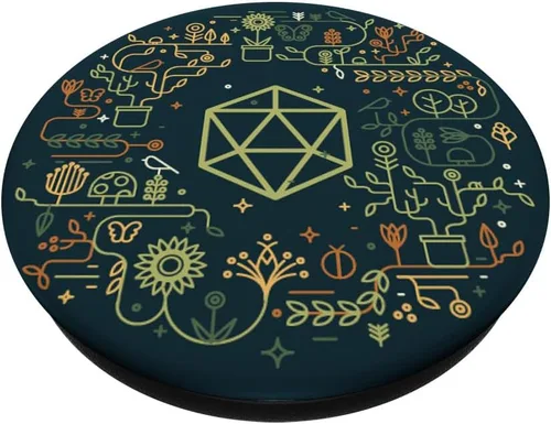 Miniatura 2 de Geeky D20 Dice Set Plantas y Succulents Nerdy - PopSockets Grip y Stand para Teléfonos y Tabletas