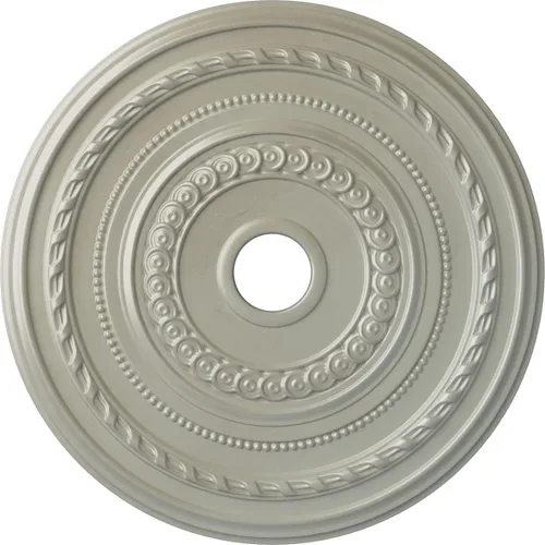 Ekena Millwork CM25COFCS Cole Medallón de Techo, 25 3/8"OD x 3 3/8"ID x 1 3/8"P, pintado a mano Flash Cobre