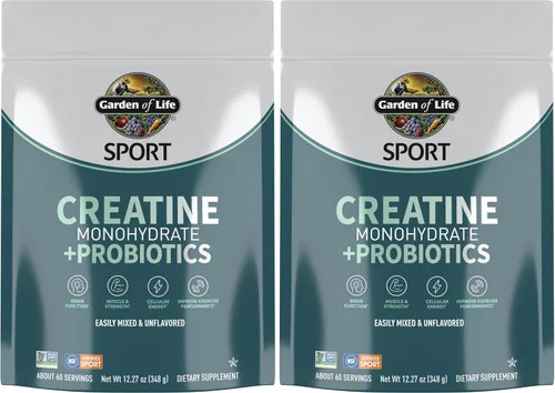 Miniatura 9 de Polvo de creatina monohidrato para mujeres y hombres de Garden of Life, micronizado para preentrenamiento con probióticos para músculo, fuerza