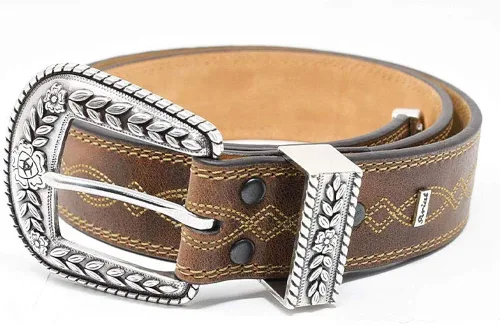 Miniatura 6 de Ariat la grasa de la mujer Distressed Cinturón de piela10004610