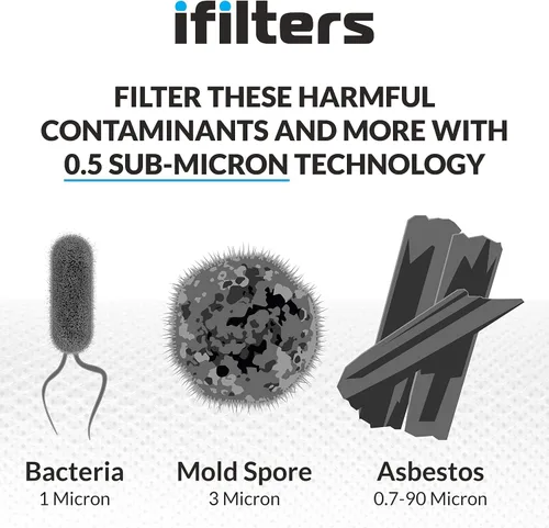 Miniatura 2 de Juego de filtros de reemplazo de agua potable para sistemas de filtración de 3 etapas