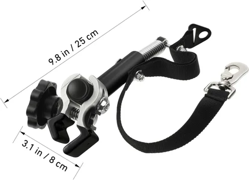 Miniatura 2 de Homoyoyo Acoplador de remolque de bicicleta, enganche de enganche de liberación rápida, adaptador de enlazador de repuesto para remolque trasero