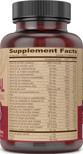 Miniatura 2 de DEVA Vitaminas veganas multivitamínico prenatal y mineral, un día, 90 tabletas vegetarianas, paquete de 2