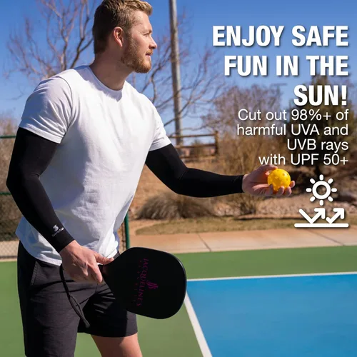 Miniatura 6 de SportsTrail Mangas Refrescantes para Brazos para Hombres y Mujeres – Transpirables, Protección Solar UV, Mangas Deportivas para Brazos para Mujeres
