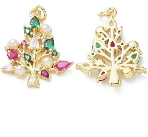 Miniatura 20 de LiQunSweet 20 piezas de micro pavé de circonitas cúbicas para bebé, diseño de huellas, para hacer joyas de ducha