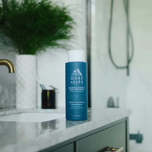 Miniatura 7 de Oars + Alps Kit de champú, acondicionador y gel de baño sin sulfato para hombre, cuidado hidratante de la piel con extracto de algas y algas, aroma