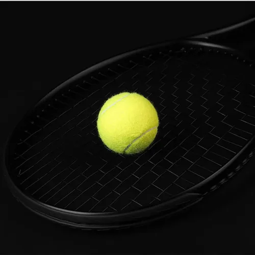 Miniatura 2 de 40-55 LBS Raquetas de Tenis Negras Carbon Tenis Pádel Raqueta de Encordar 4 3/8 Raqueta de Tennisraqueta