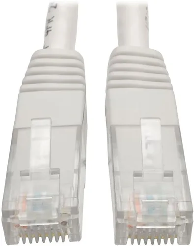 Miniatura 27 de Tripp Lite Cable de conexión moldeado Gigabit Cat6 Cat5e RJ45 M/M 550MHz Amarillo