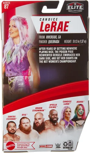 Miniatura 8 de WWE Candice Lerae Elite Collection Series 87 - Figura de acción de 6 pulgadas, regalo coleccionable para fanáticos a partir de 8 años