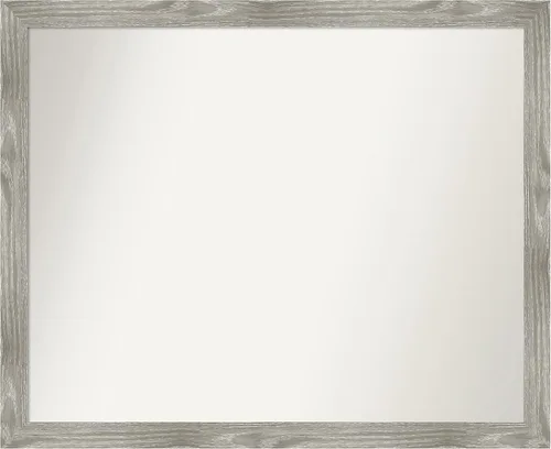 Miniatura 527 de Amanti Art Espejo personalizado, espejo de baño gris plomo a rayas, espejo de pared o espejo de tocador de baño sobre el fregadero