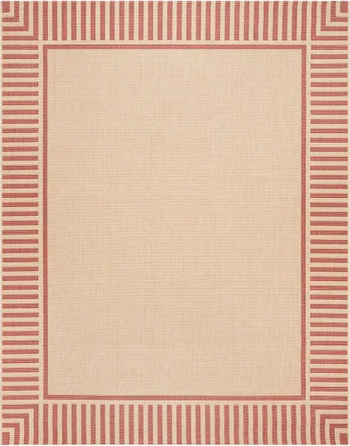Miniatura 14 de Gertmenian Alfombra de Área Clásica de Tejido Plano para Interiores y Exteriores, Alfombra Resistente a Manchas y Rayos UV, Terraza, Patio, Junto a
