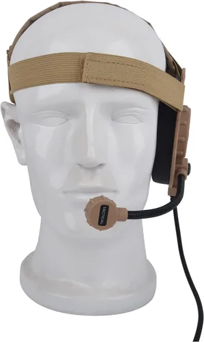 Miniatura 2 de Pdflie - Auriculares con micrófono Boom, radio de 2 vías para cableado Z-Tactical Airsoft Civilian U94, compatible con Motorola Kenwood Midland