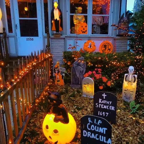 Miniatura 7 de Minetom Guirnalda de luces de Halloween para exteriores, 39 pies, 100 luces LED impermeables de Navidad con 8 modos de iluminación para Halloween