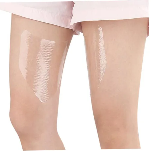 Miniatura 5 de Kisangel 6 piezas invisibles para rozaduras en los muslos, fricción transpirable, cómoda prevención de frotamientos, diseño duradero y versátil