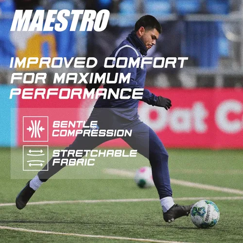 Miniatura 10 de Maestro - Calcetines de agarre de fútbol para hombres y mujeres con almohadillas antideslizantes, ideales para fútbol, baloncesto y deportes