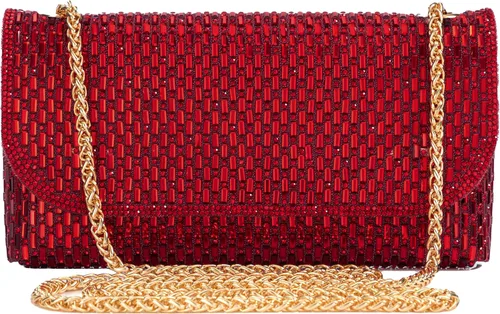 Miniatura 9 de Coucoland Bolsos de mano para mujer, bolsas de noche formales con diamantes de imitación brillantes, bolsa de hombro para boda, cóctel, baile