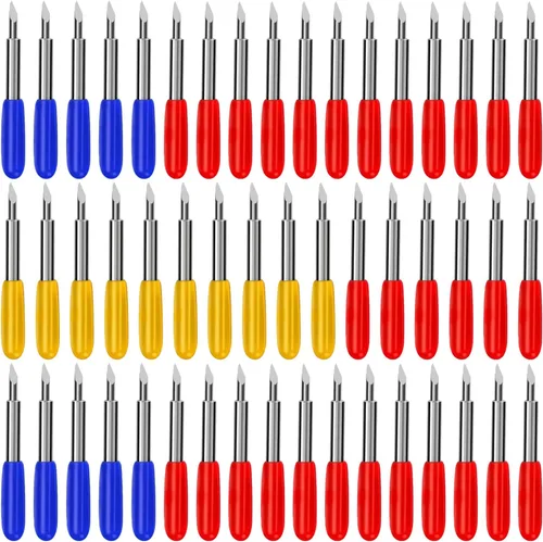 Miniatura 10 de 30 cuchillas de repuesto compatibles con máquinas de corte Explore Air /Air2/Air 3/Maker/Maker 3, incluye 5 cuchillas de punta fina de 30°, 20