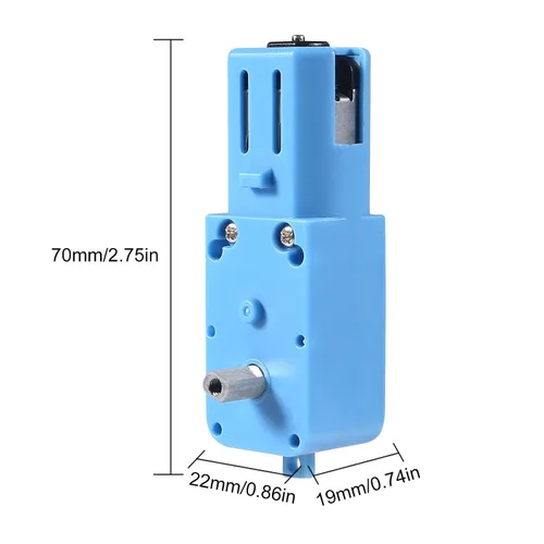Miniatura 3 de Motor de engranajes TT 1: 90 Mini DC 6V Gear TT Motor con engranajes de metal para robot Smart Car DIY RC Toys Caja de cambios de motor eléctrico