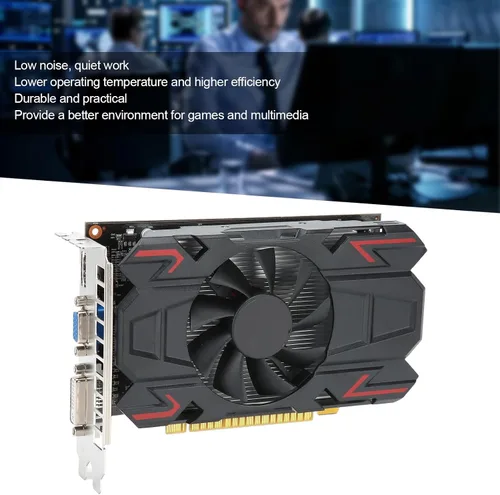 Miniatura 2 de Yoidesu ATI HD6770 - Tarjeta gráfica de 4 GB, 4 GB 128 bits DDR5 650 MHz, GPU, tarjeta gráfica de bajo ruido, tarjeta gráfica de bajo ruido