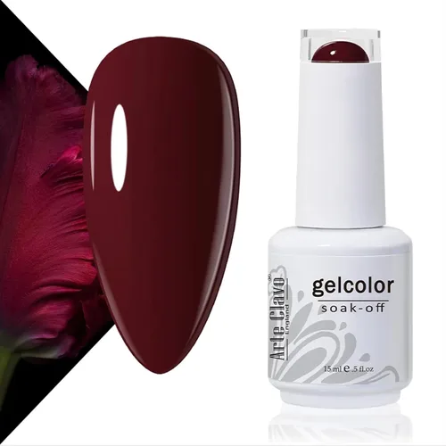 Miniatura 16 de Arte Clavo Esmalte de uñas de gel rosa lechosa de 0.5 fl oz, con luz LED, UV, remojado, transparente, rosa nude, manicura francesa, rosa claro