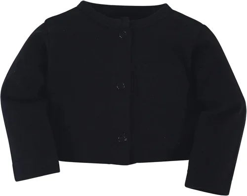 Miniatura 4 de Hudson Baby - Conjunto de vestido y cárdigan de algodón para niña